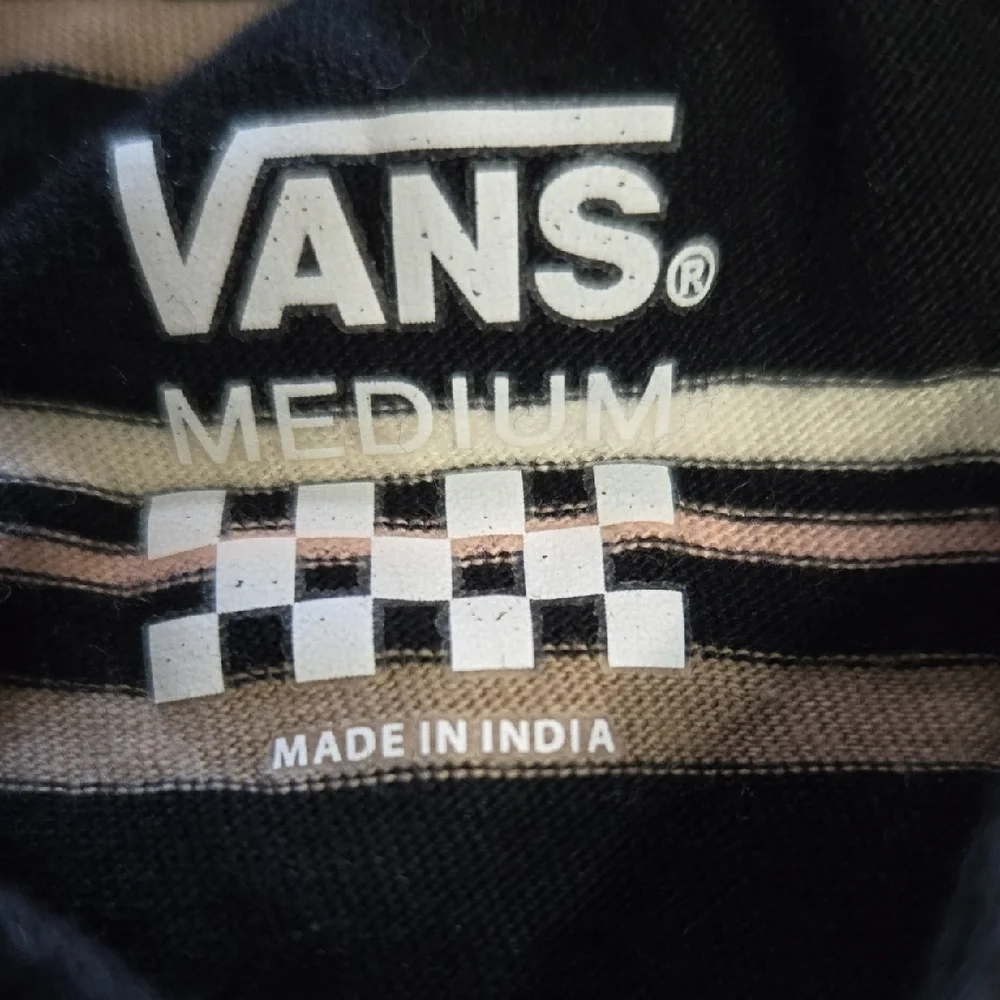 Vans Black and White Striped Short Sleeve Tee - Picture 3 of 3